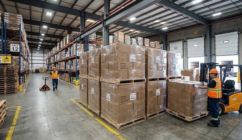Warehouse interior